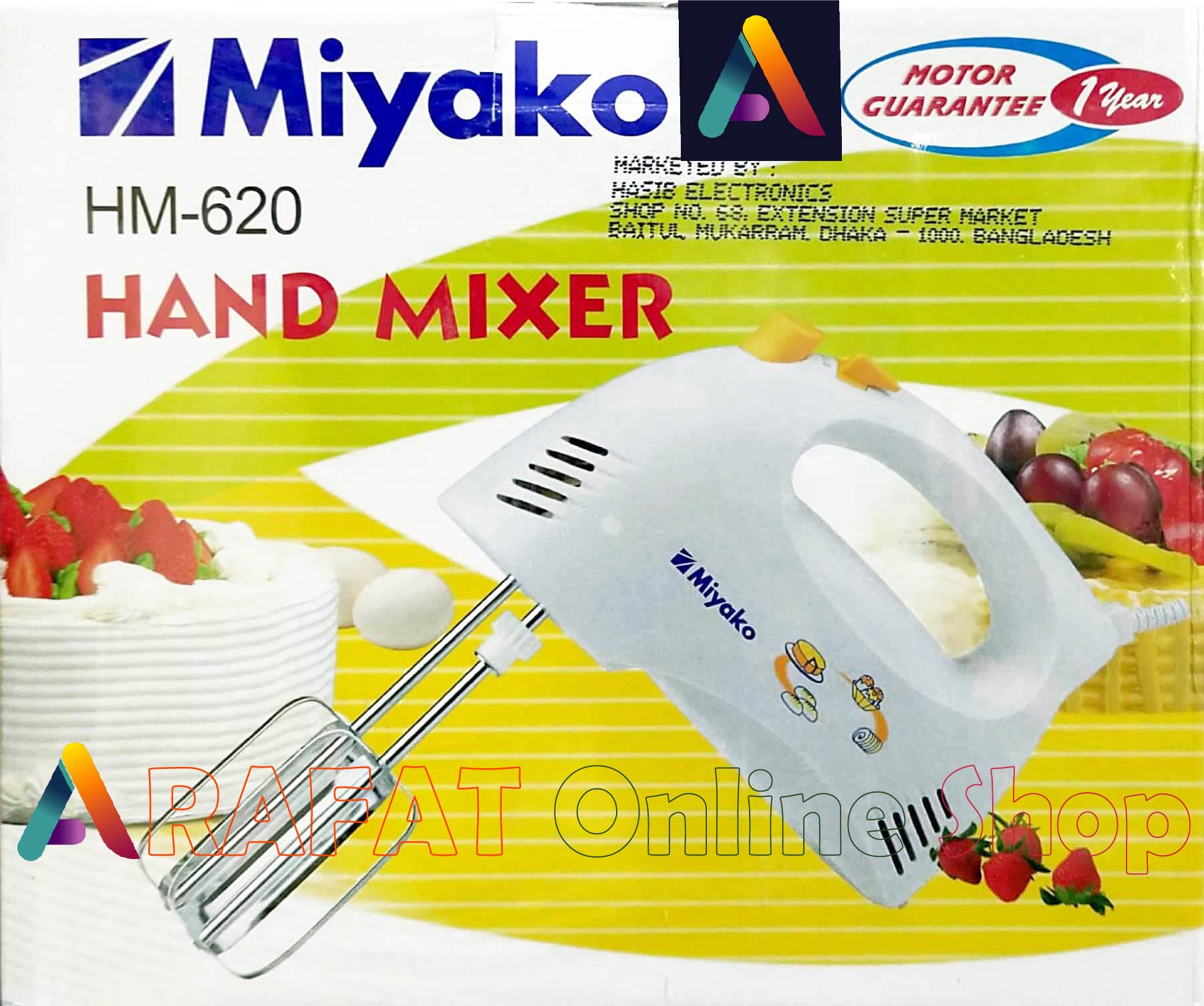 harga hand mixer miyako hm 620