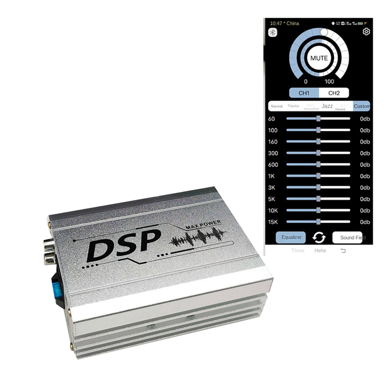 2X Dsp Digital Audio Processor Navigation Machine Sound Quality Effect 4 In 6 Out Dsp Car Power Amplifier. 