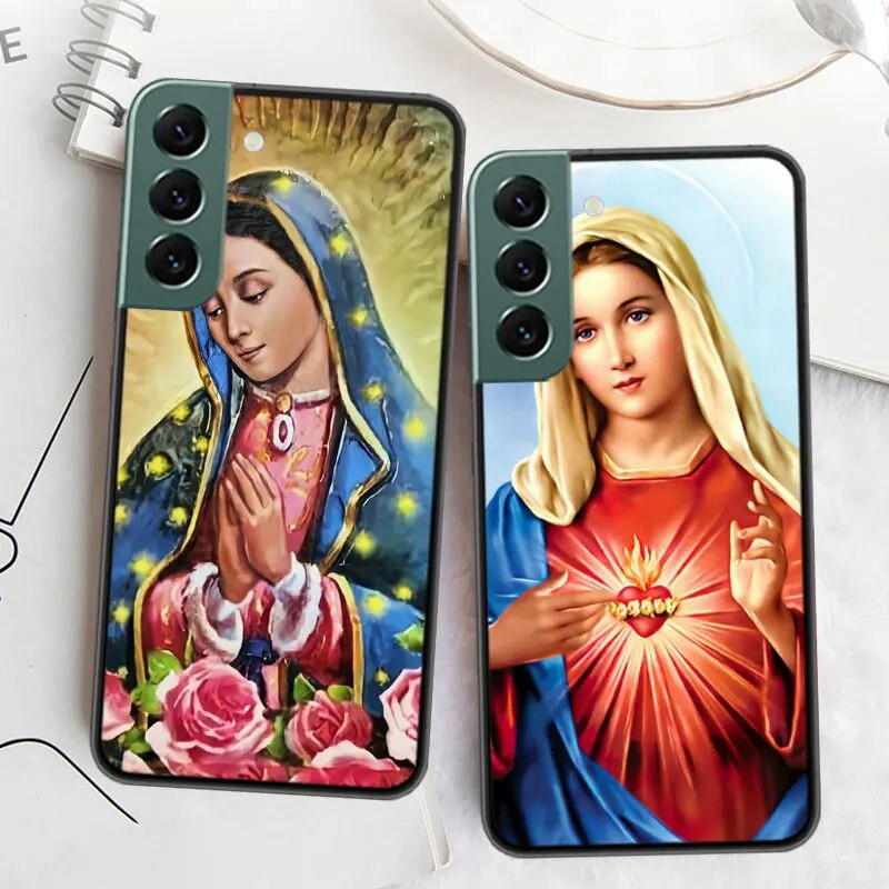 Virgin De Guadalupe Virgen Mary Phone Case For Samsung Galaxy A12 A22 A32 A42 A52 A72 A54 A34 A24 A14 A73 A53 A33 A23 A13 5G F52. 