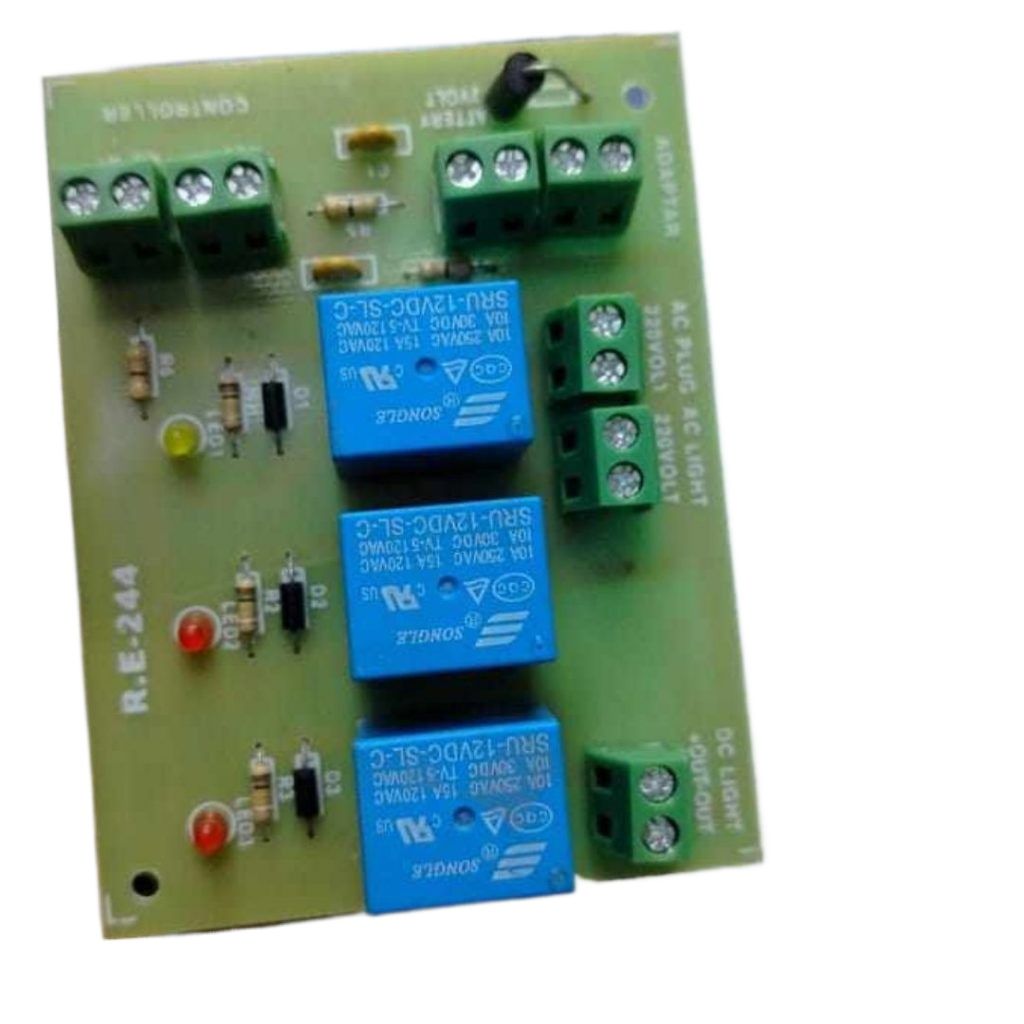 12V Battery Incubator AC-DC Line Changer Controller Circuit Made in Bangladeshi. 