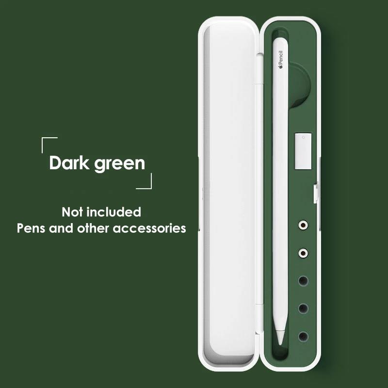 Storage Box with Lid for Apple Pencil 2nd Gen and 1st Generation - Pen Protective Carrying Case for iPad Pencil Shock-Absorption