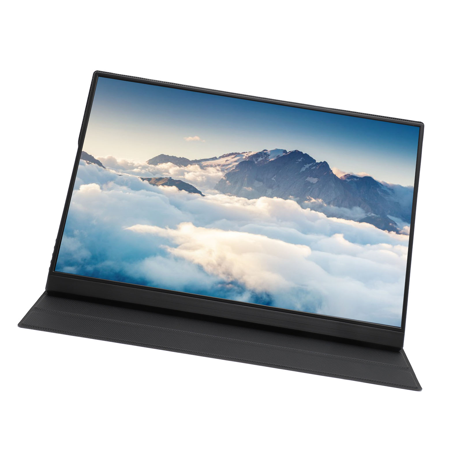 Second External Monitor 1200:1 Contrast Ratio Multi Port 2560x1600 Resolution Vivid Image Portable Gaming Monitor Black for PC