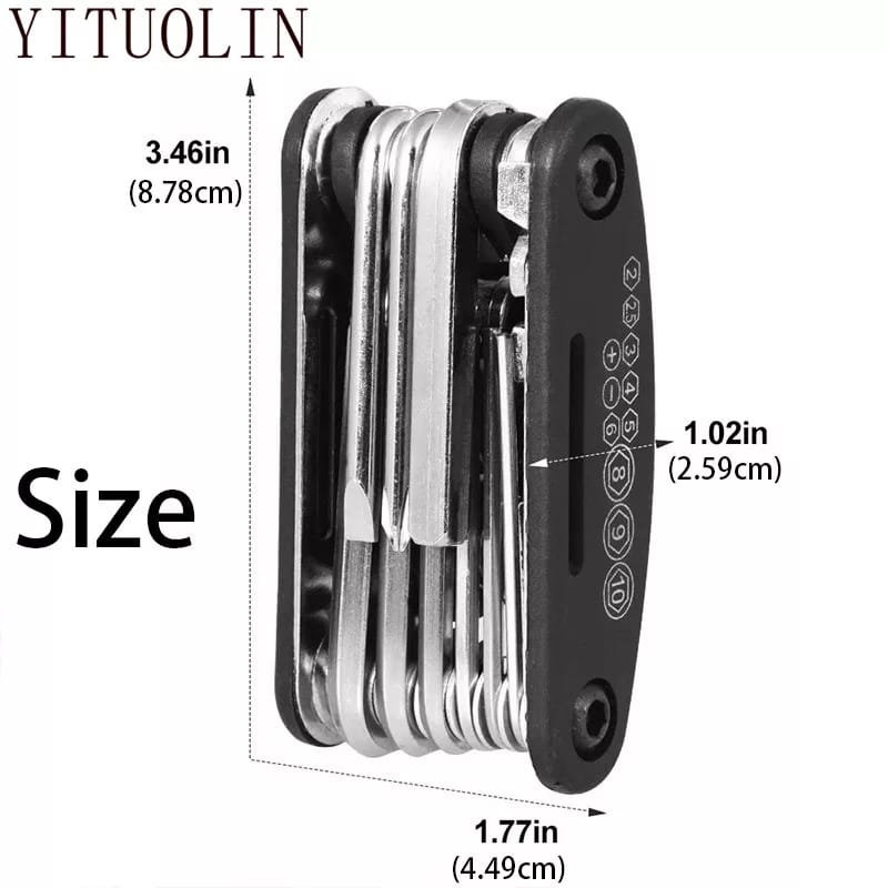 17 in 1 Multi-Function Bike Mechanic Repair Tool K... - Vicedeal