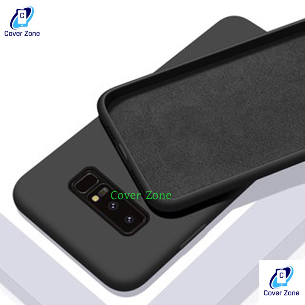 Soft Liquid Silicone Case for Samsung Galaxy Note 8 Shockproof Macaron Color Back Cover. 