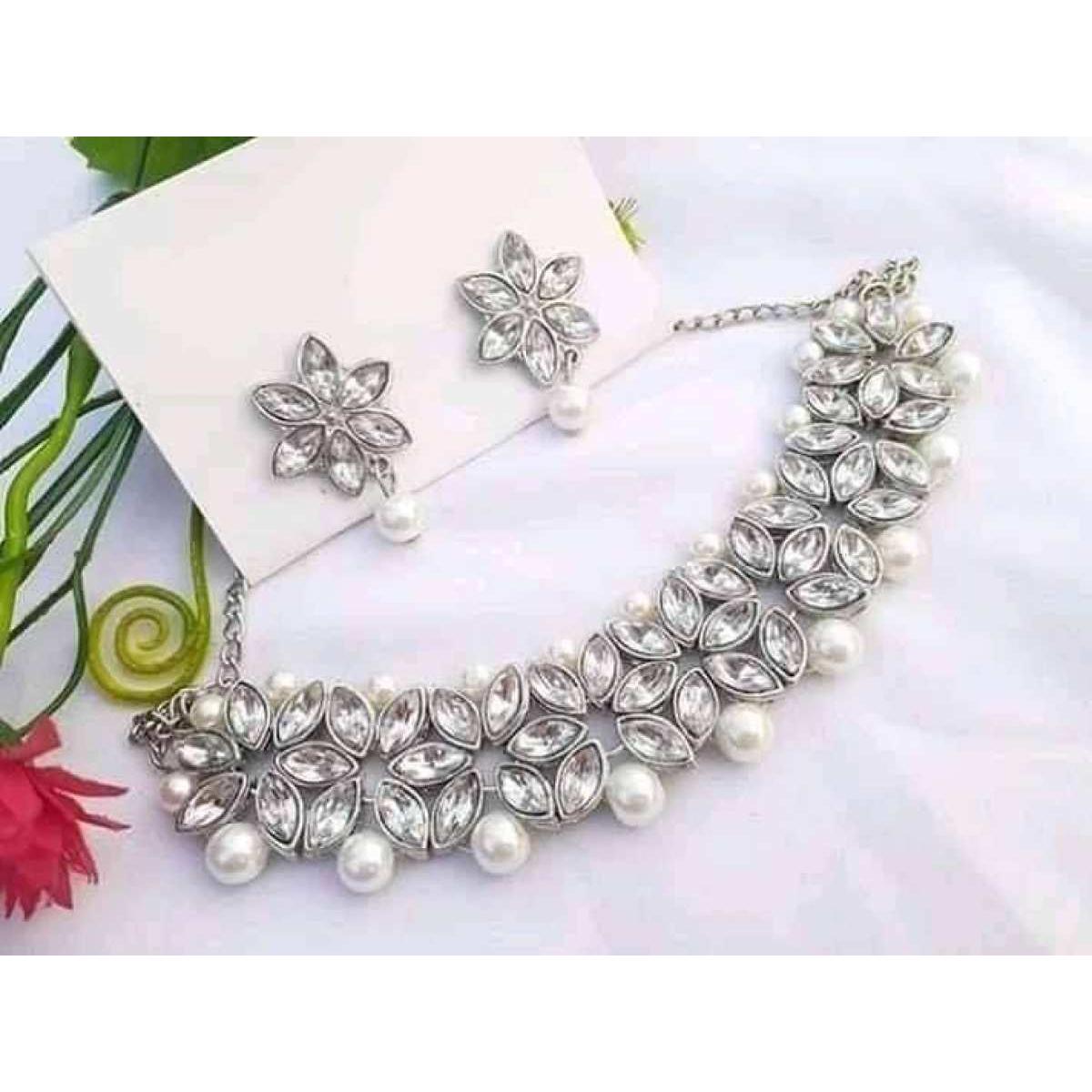 Golar Choker Necklace Set For Women - Necklace For Girls - Necklace For Girls