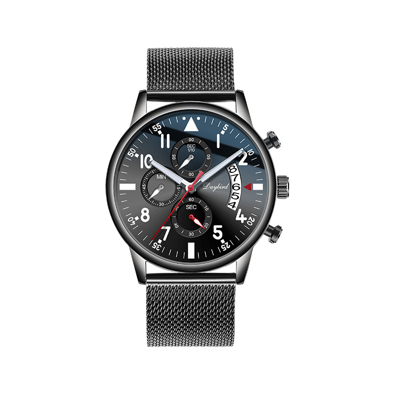 Proud Bird New Watches Men's Watch Pilot Multi functional Student Sports Quartz Watch Live Source Factory. 