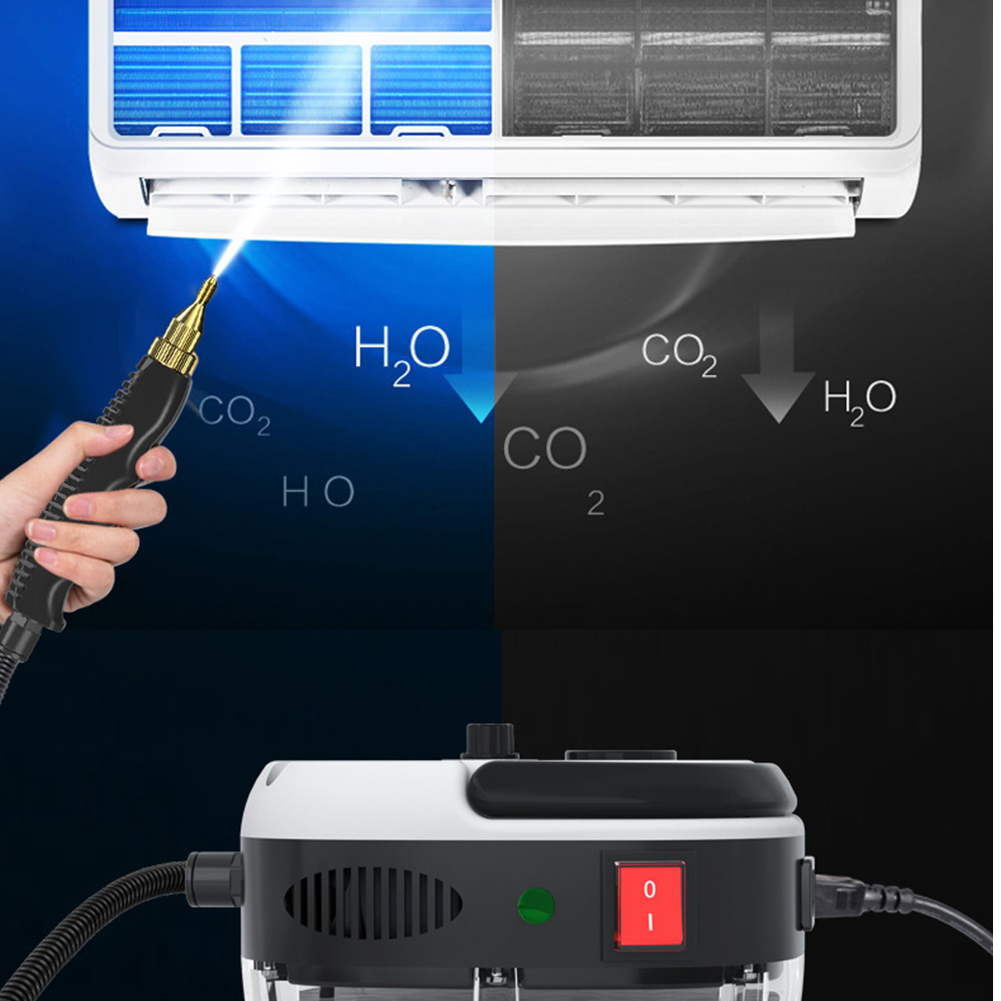 GC High Pressure Steam Cleaner 2500w High-power Portable Handheld High Temp Steamer Cleaning Machine For Home Use. 