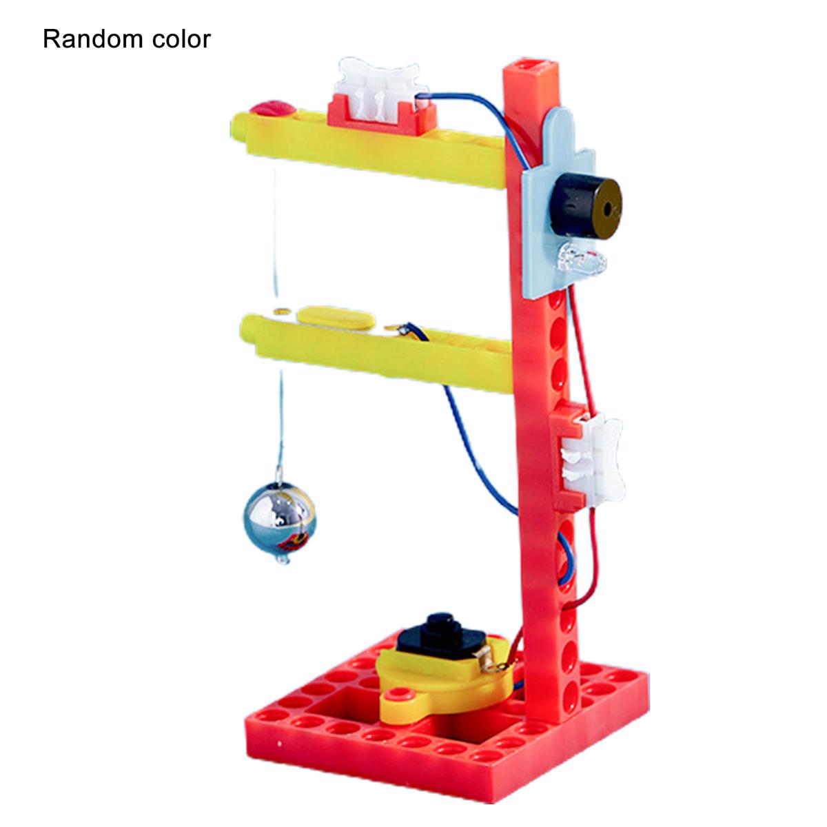 1 Set Earthquake Alarm Toy Creative Physical Experiment Plastic DIY Simple Seismograph Educational Tool