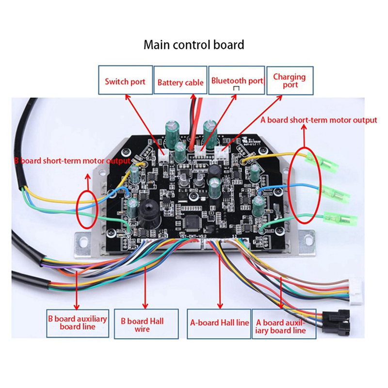2X Factory DIY 6.5/8/10 Inch Scooter Motherboard Controller for Self Balancing Accessories Hoverboard 36V. 
