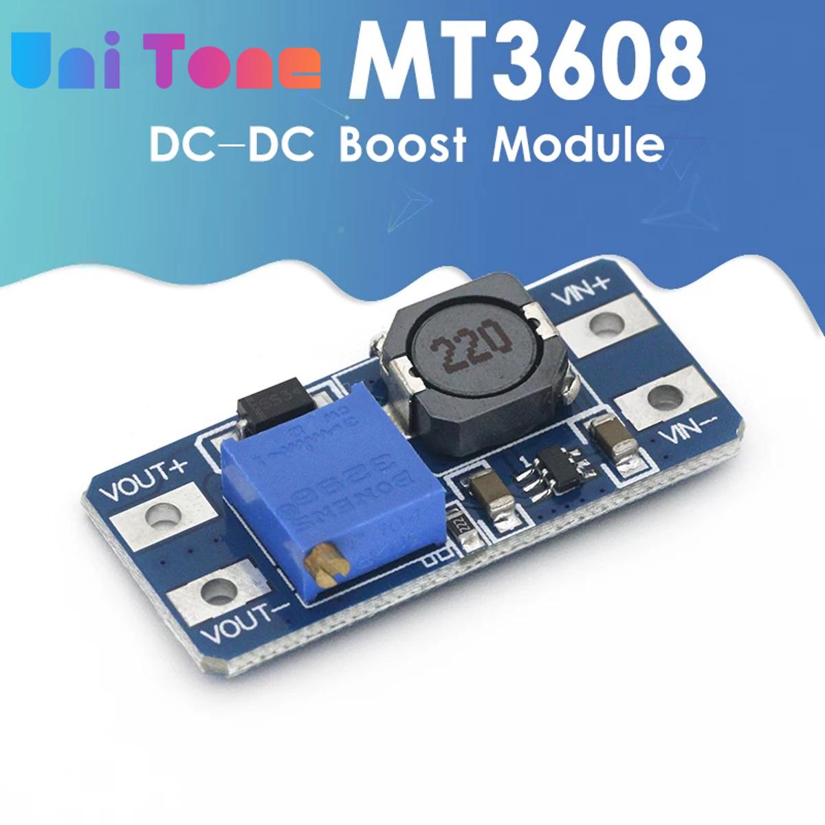 MT3608 2A MAX DC-DC STEP UP POWER BOOSTER MODULE