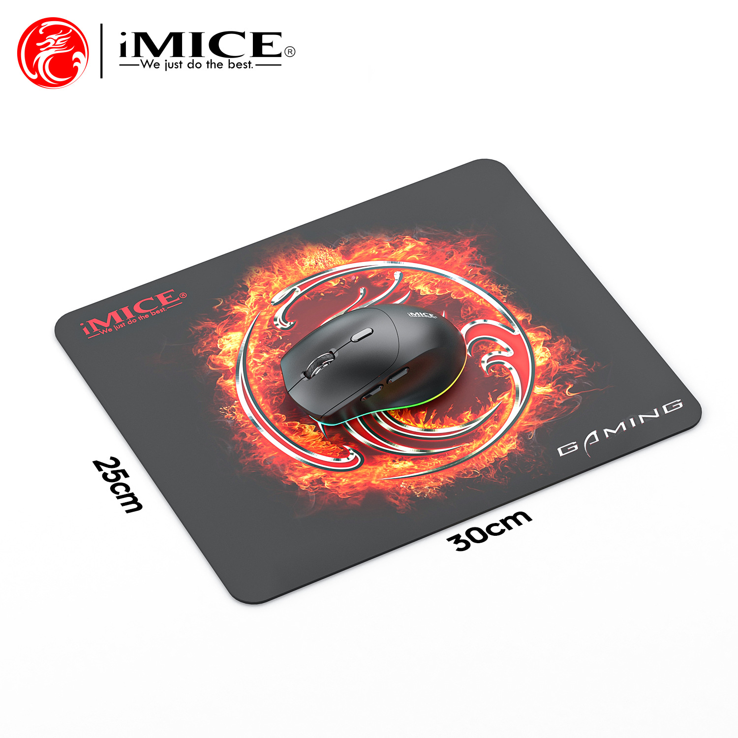 imice Silent Rechargeable Wireless Mouse with built-in lithium battery TYPE-C USB port is in stock. 