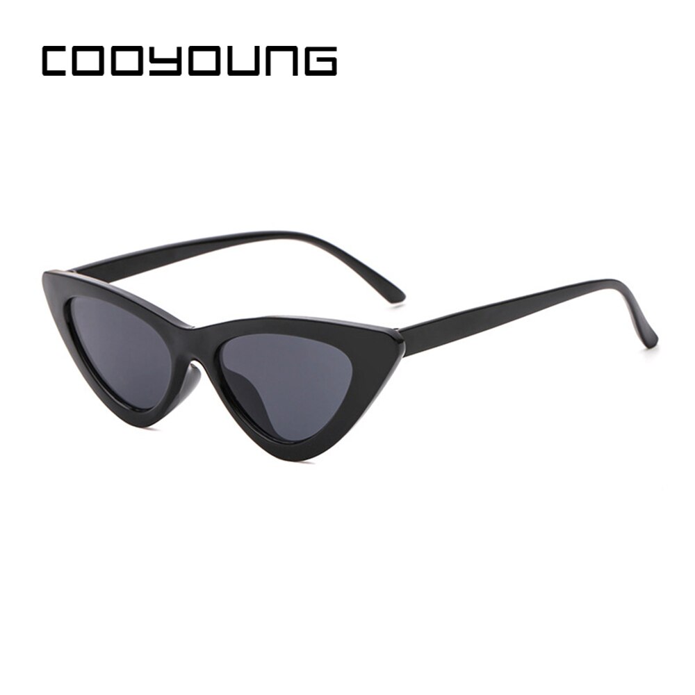 【happy one】Cute Eye Sunglasses Women Small Black White Cheap Sun Glasses UV400. 