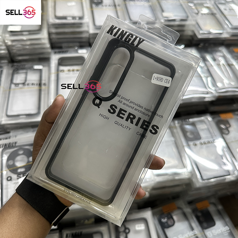 For OnePlus Nord CE4 Q-Series Magsafe Magnetic Wireless Charging Transparent Phone Case For OnePlus Nord CE4 Back Cover. 