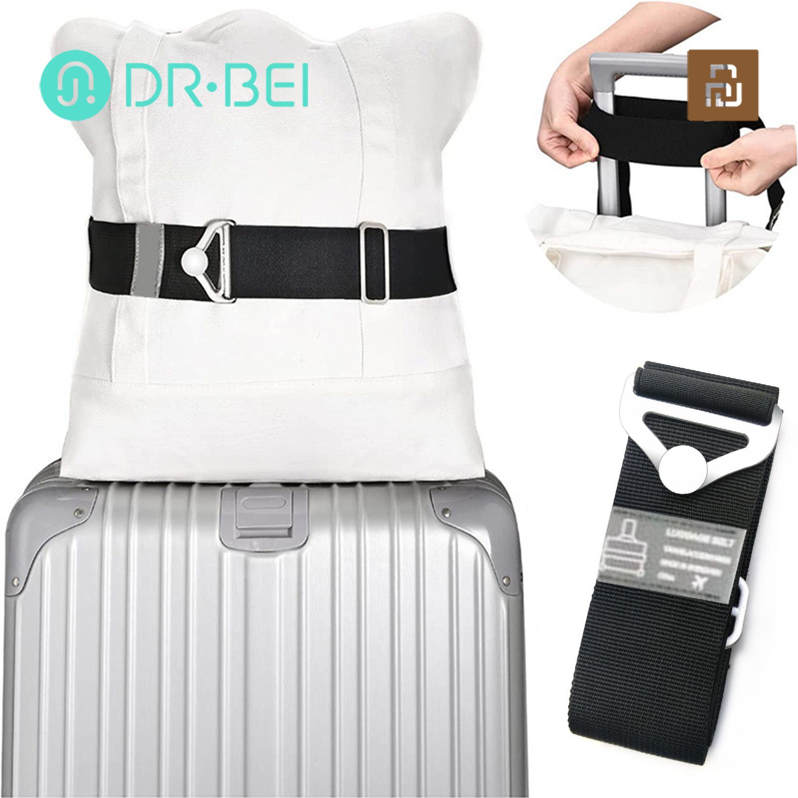 DR BEI Luggage Security Strap Elastic Two-in-One Suitcase Strap with Buckle. 