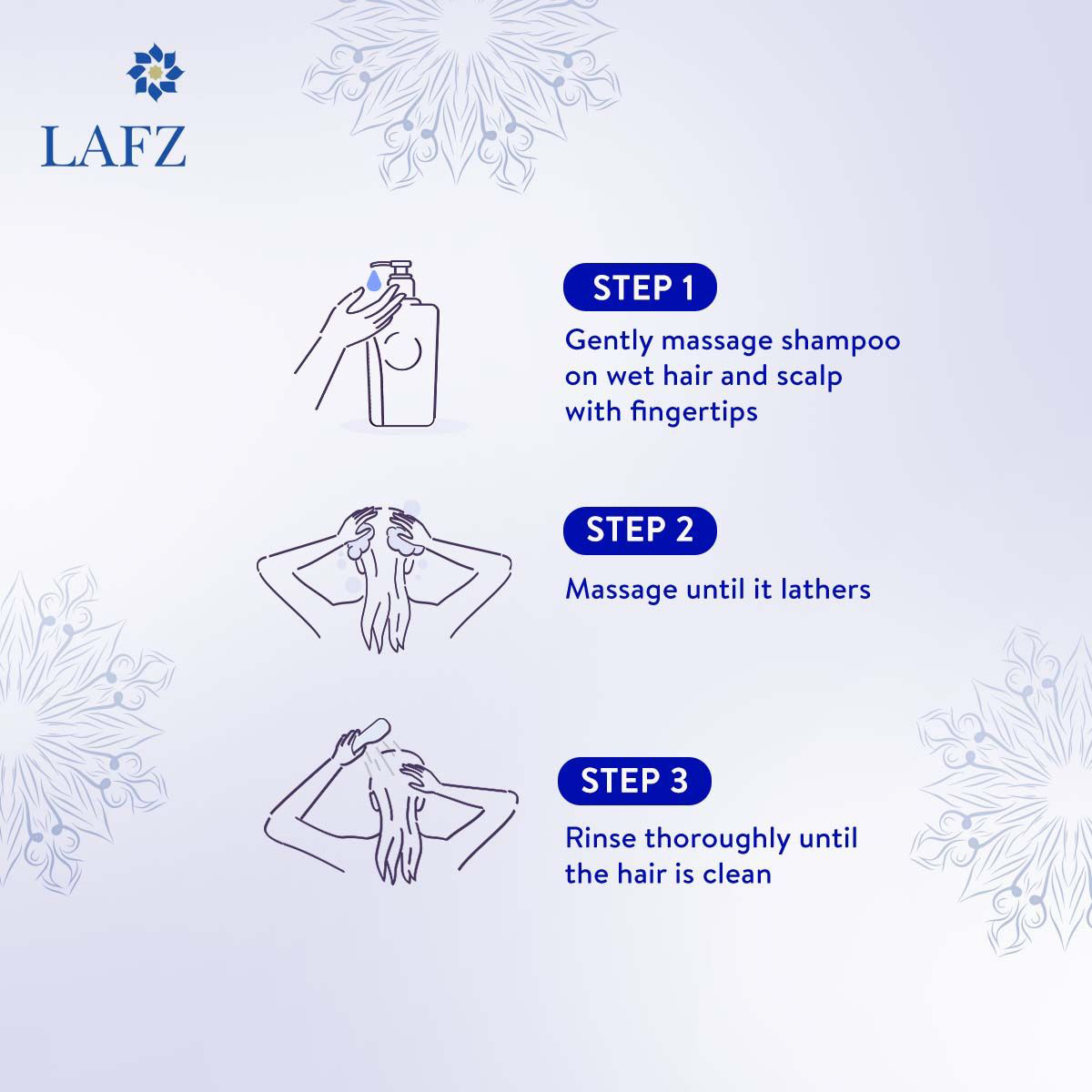 Lafz Shampoo (200ml) - Onion Seed Oil. 
