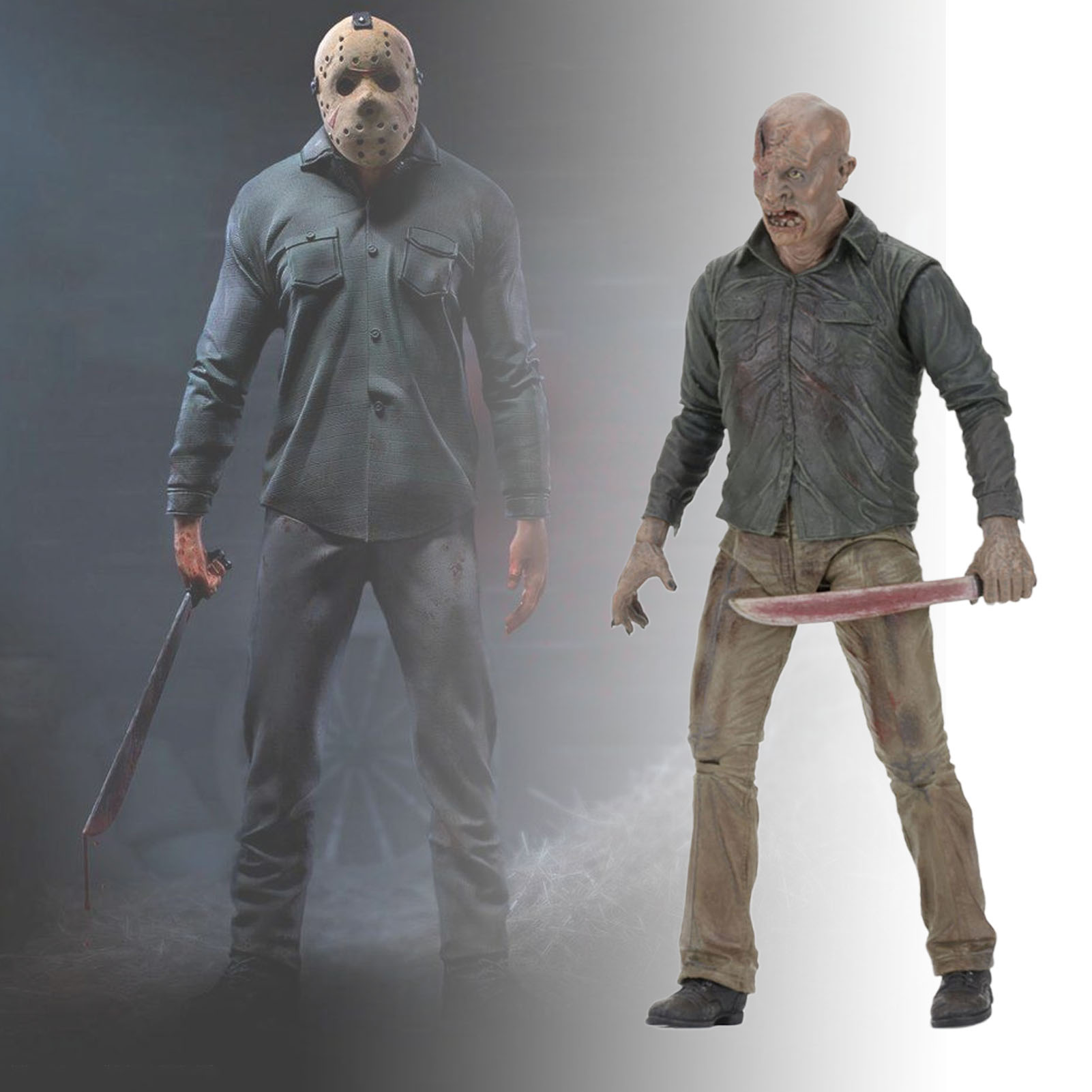 Action Figure with Accessories Friday The 13th 4 Chapter Jasons Model. 