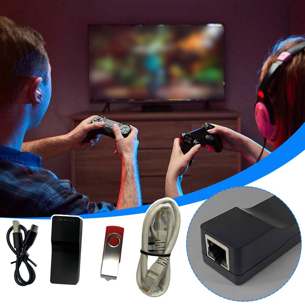 USB Dongle JB USB Adapter For PS 9.0/11.0 Dual System With Ethernet Type-C Cable One-Key JB Tool Flash Drive Box. 