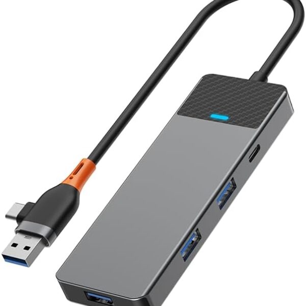 WiWU Linker 4 in 1 USB-A&C Hub (A431C). 