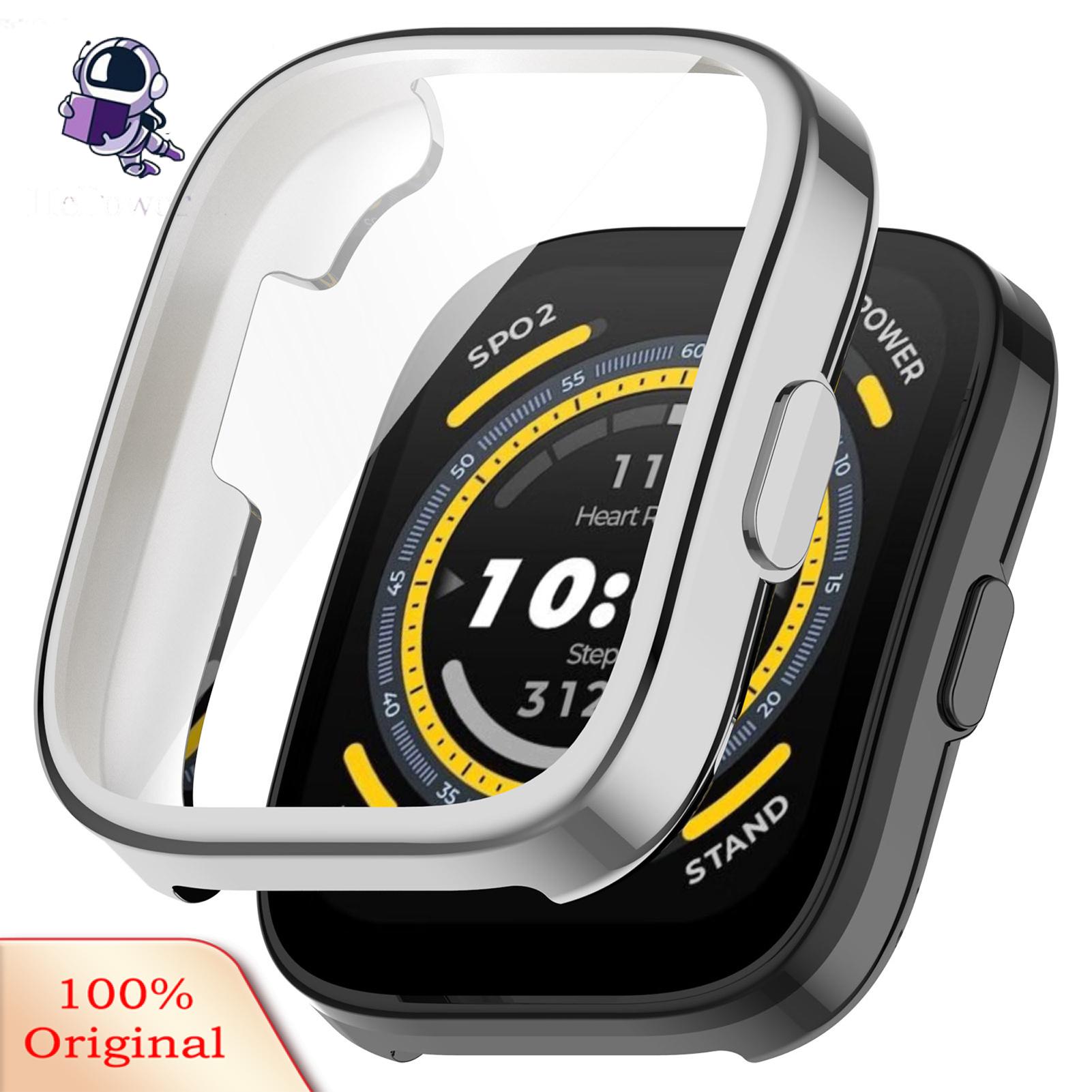 【DIV MALL】（NEW）Protective Case for Amazfit Bip 5 Premium Full Coverage Screen Protector for Amazfit Bip 5 Clarity Scratch Resistance for Huami Amazfit Bip5 Southeast Asian Favorite Smart Watch Case for Bip 5. 