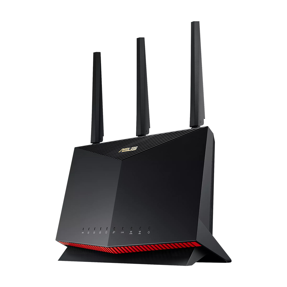 ASUS RT-AX86U Pro AX5700 Dual Band Wi-Fi 6 Gaming Router, PS5 compatible, Mobile Game Mode, Enhanced Network Security with AiProtection Pro and Instant Guard Sharable Secure VPN, Upgraded Parental Controls, 2.5G Port, Gaming Port, Adaptive QoS, Port Forwa. 