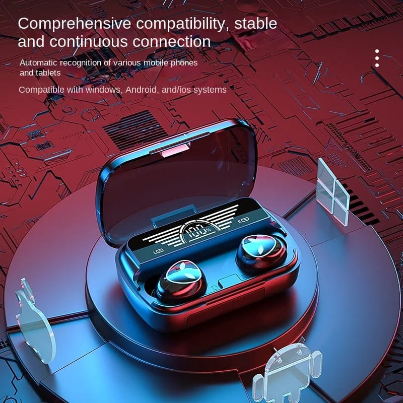 M20 Tws Wireless Earbuds With Noise Cancelling Feature - Bluetooth Headphone. 