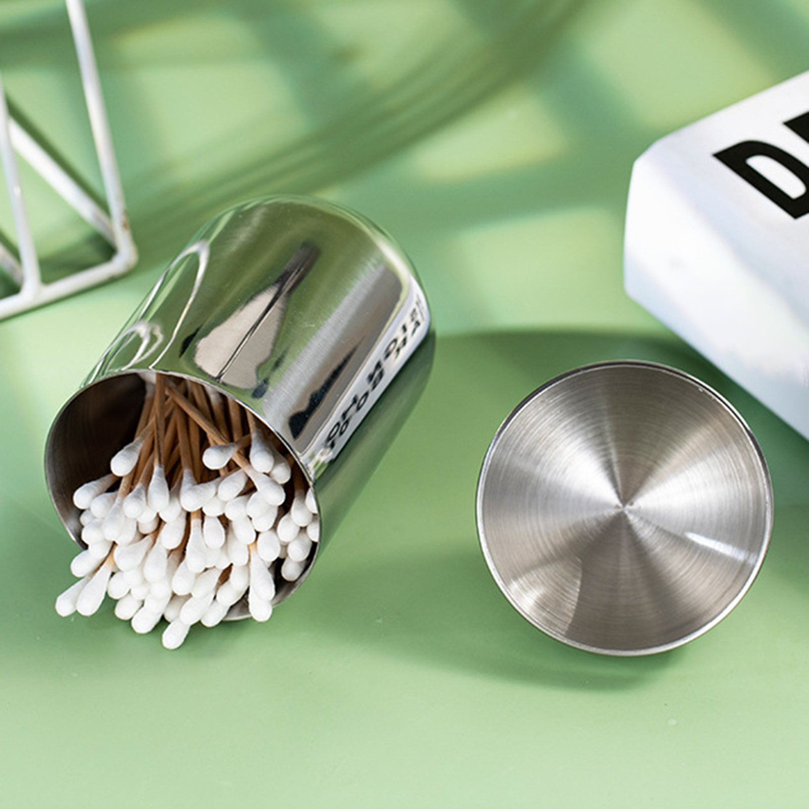 Swab Dispenser Reusable Multi-functional Swab Q-tip Container. 