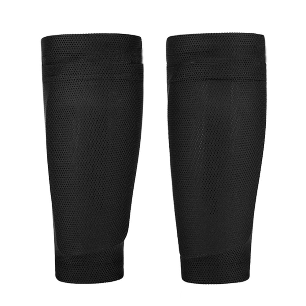 1 Pair Soccer Protective Socks Shin Pads Supporting Shin Guard with Pocket. 