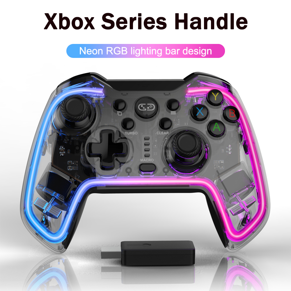 2.4G Wireless Gamepad For Xbox One Six Axis Vibration with Turbo Game Controller with Receiver for PC/Xbox One Series X/S