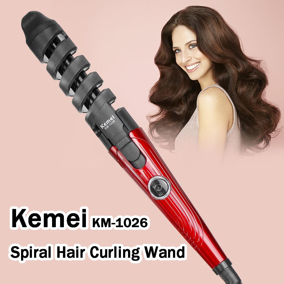 spiral hair wand