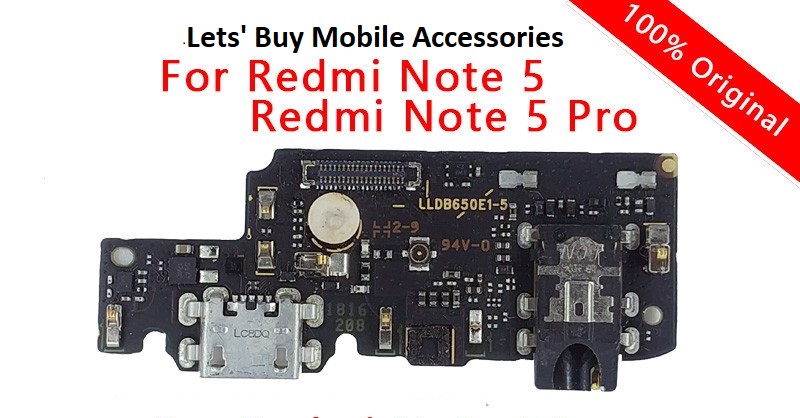 Xiaomi redmi note 5 / not 5 pro charging logic board. 