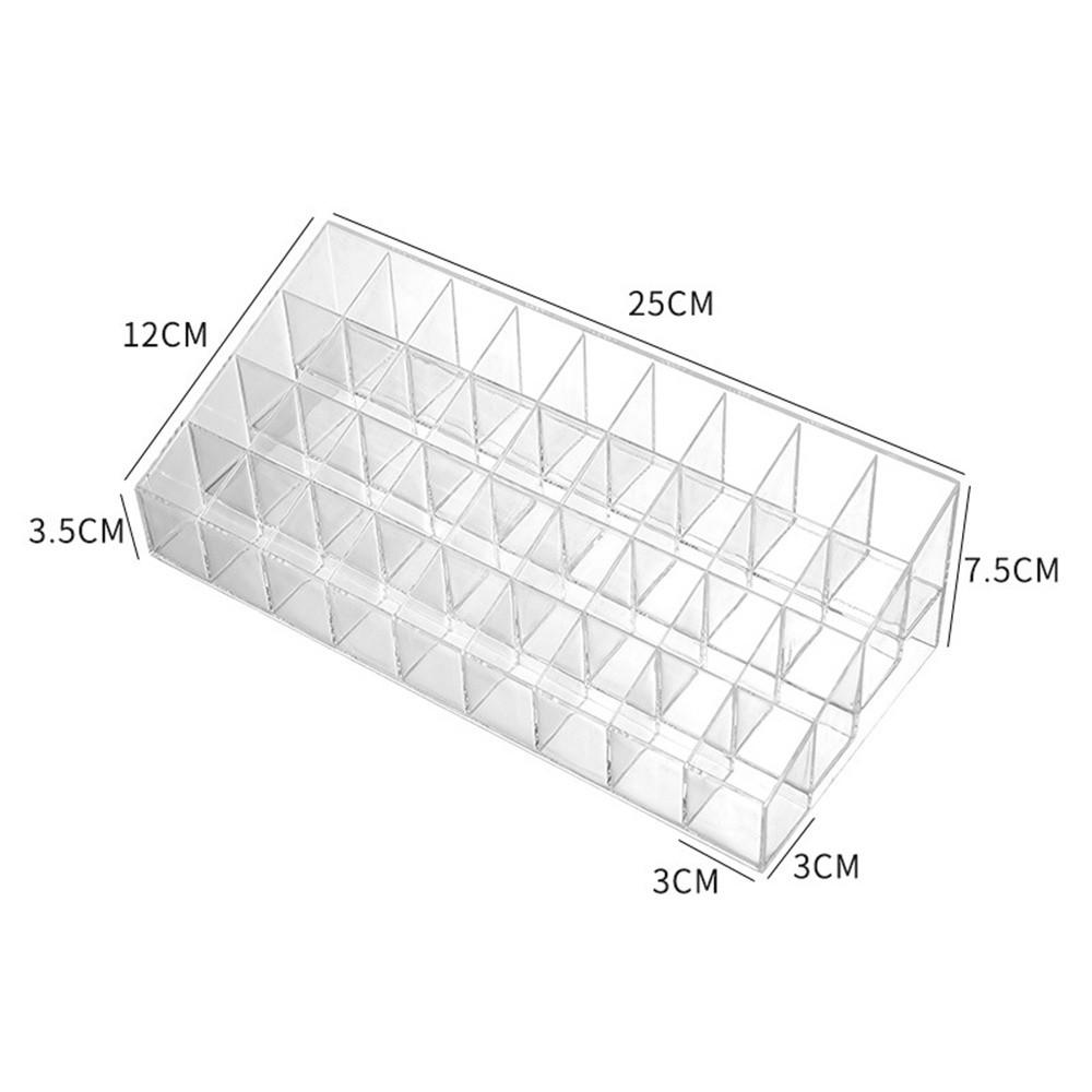 Lipstick Box Cosmetics Organizer Storage Box Lipstick Display Stand Nail Polish Holder. 