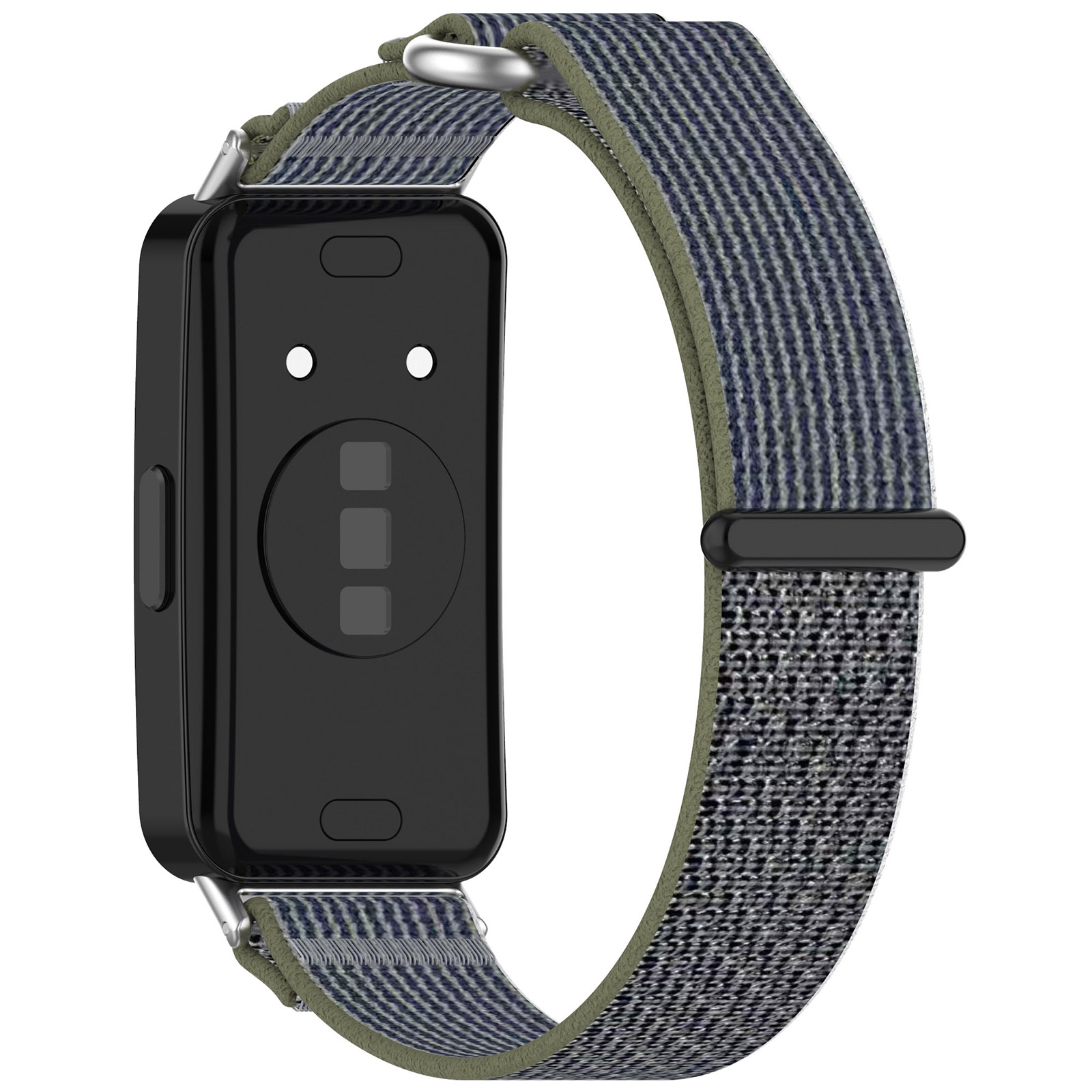 Loop Nylon Hook and Loop Fastener Watch Band For Huawei Band 9. 
