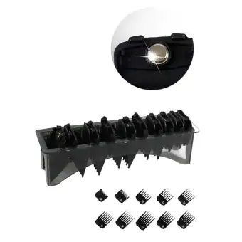 10pcs Hair Clipper Combs Guide Kit Magnetic Plastic Hair Trimmer