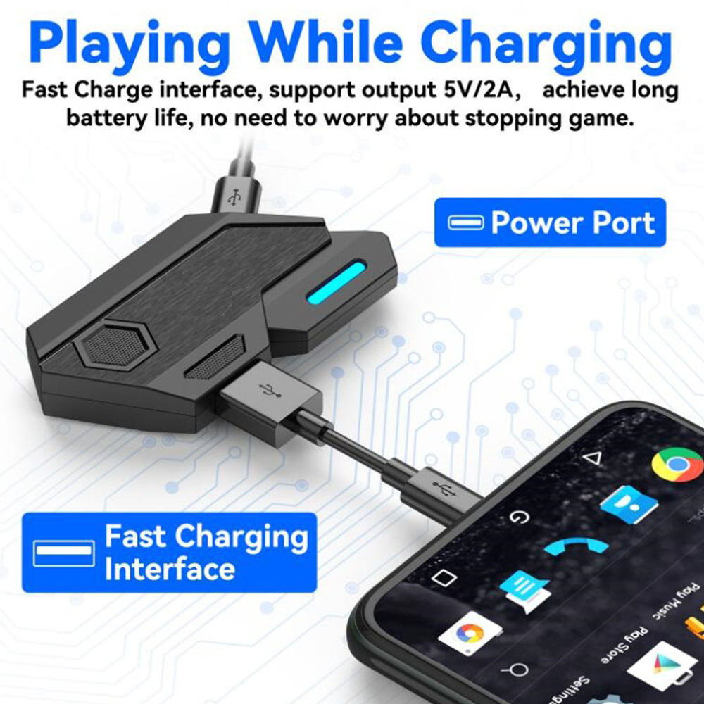 Gamepad Mobile PUBG Controller Gaming Keyboard Mouse Converter Bluetooth for IOS Android Game Adapter,Mix SE. 