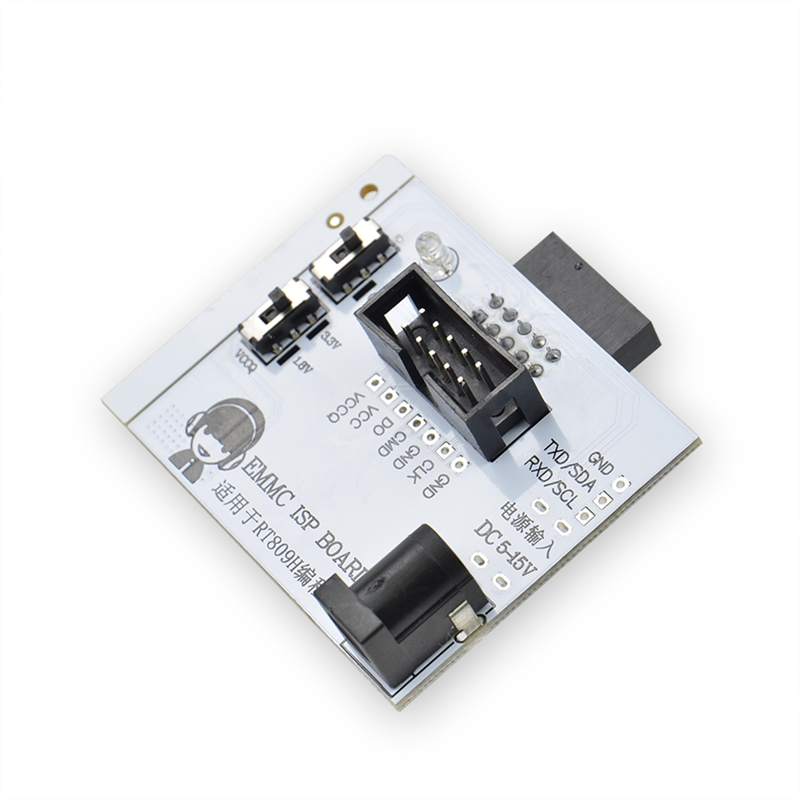RT809H Programmer Adapter EMMC ISP Board for Test Clip Fast Writing Reading Speed Calculator Chips. 