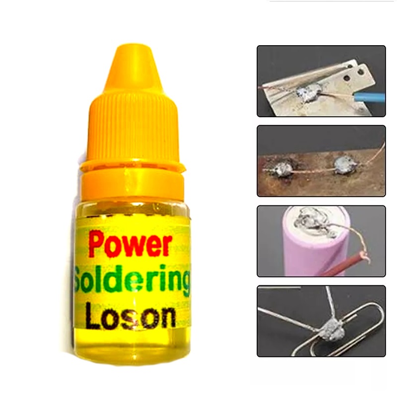 Powerful Rosin Soldering Agent NoClean Flux White Stainless Steel