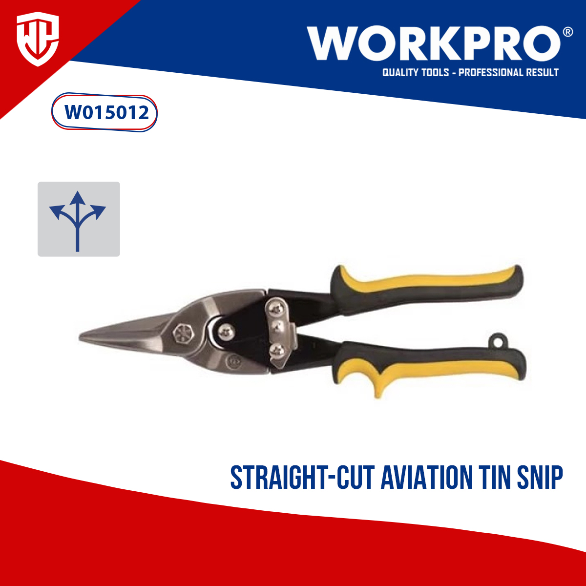 Workpro Tin Snip Aviation Tin Snip Straight/Right/Left 10"