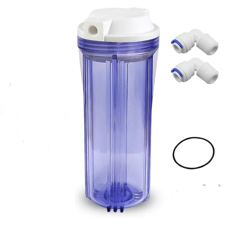 10 inch Clear filter Housing with pp filter for single iron removal house application