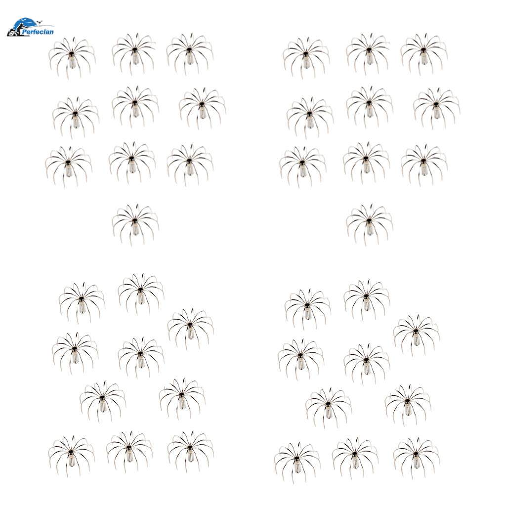 10pcs Squid Jig Hook Deep Sea for Cuttlefish Sleeve , 2.8cm 2.8cm. 