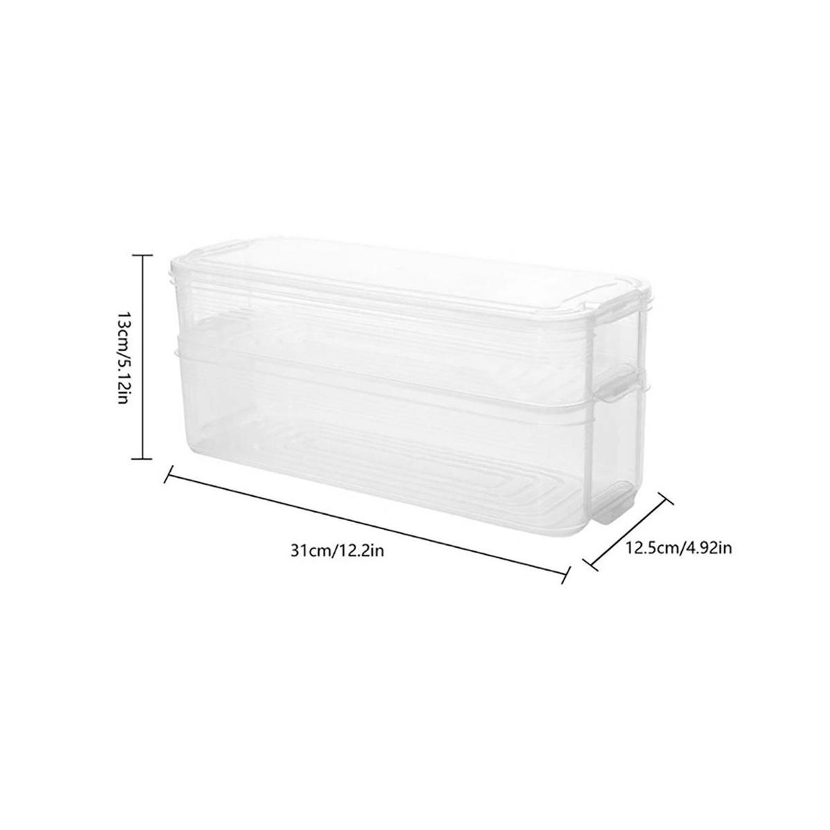 【happy one】Dreamburgh Multi-Layer Crisper Kitchen Storage Box Refrigerator Frozen Storage Household Storage Container Lid Box