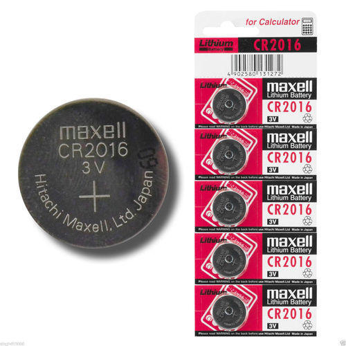 MAXELL2016 CR2016 Battery 3V CR2016 Watch Battery CR2016 Button Cell Battery CR2016 Coin Cell Battery CR2016 Lithium Cell Battery 80mAh 3V Battery For Watch. 