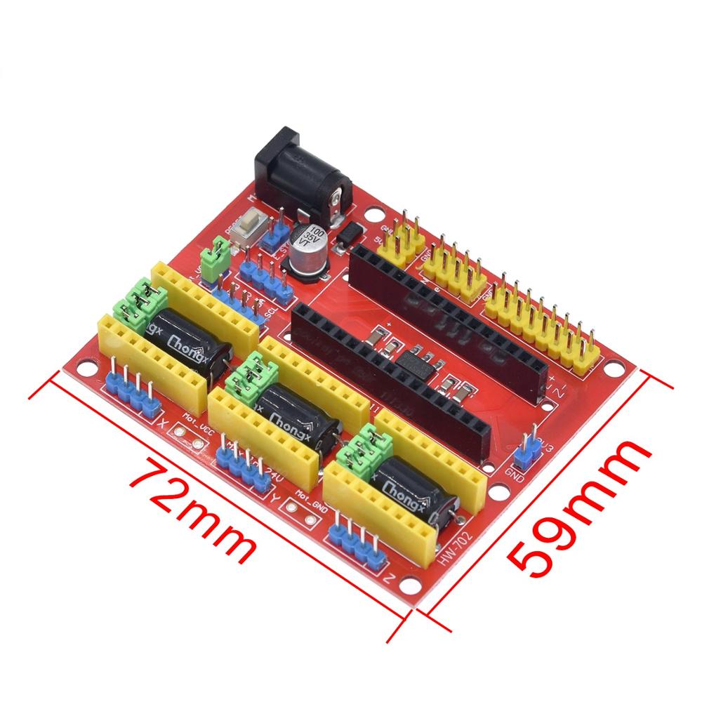 【Mary DAI Store】ShengYang 3DV4 CNC Shield V4 3.0 3pcs A4988 Reprap Stepper Drivers Set For Arduino. 