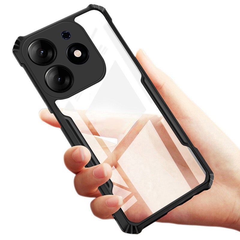 For Tecno Spark 10 Pro Spark K17 Shockproof TPU Bumper Clear