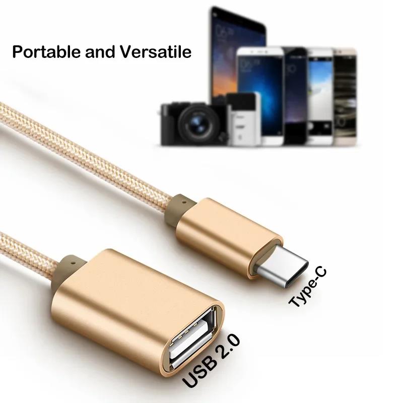 USB Type-C OTG Adapter Cable for Samsung Galaxy S24 S23 S22 Ultra FE USBC Cable OTG Converter for Google Pixel 8a 7a 6 7 8 Pro. 