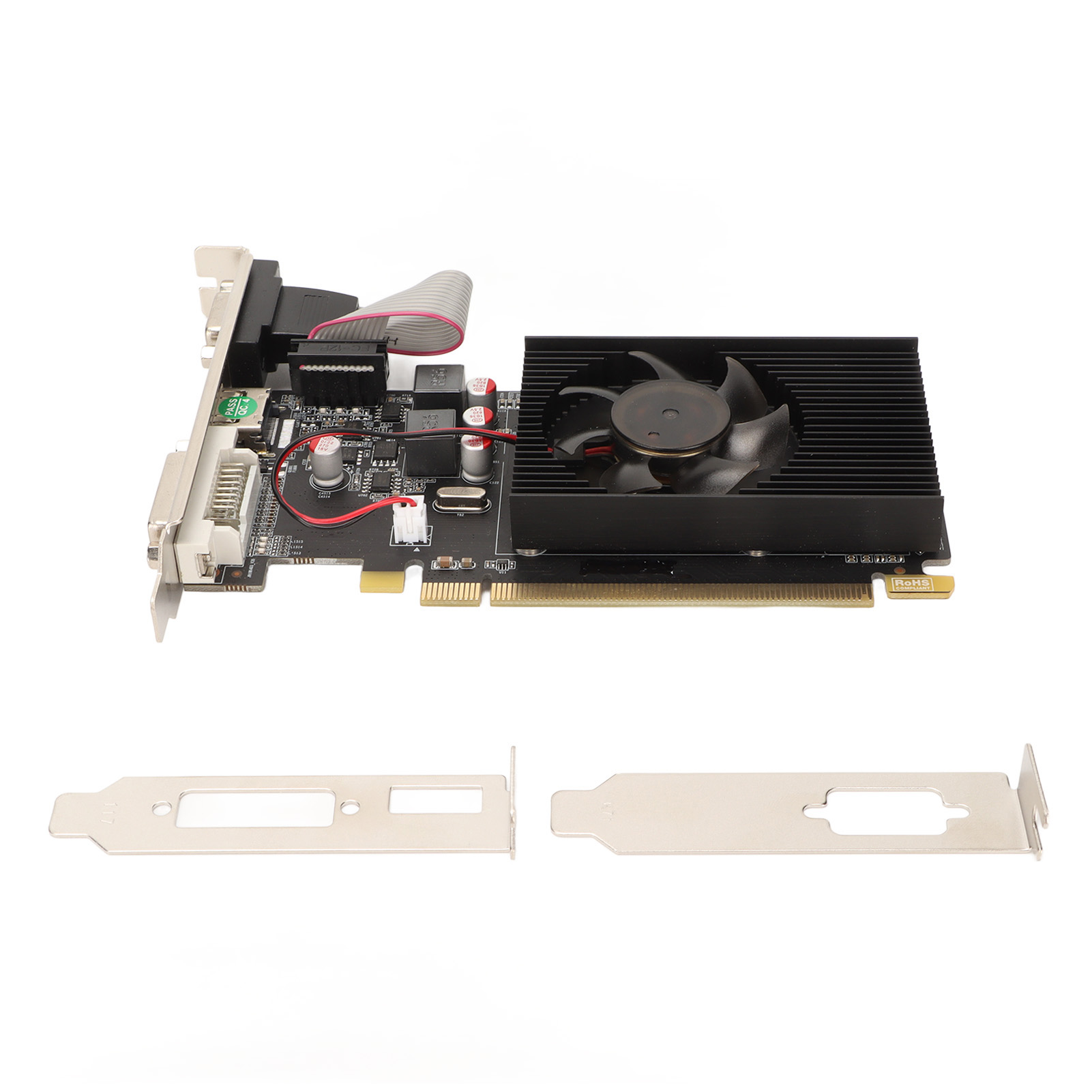HD6450 Graphics Card, Strong Processing Capacity 2GB Graphics Card for Office. 