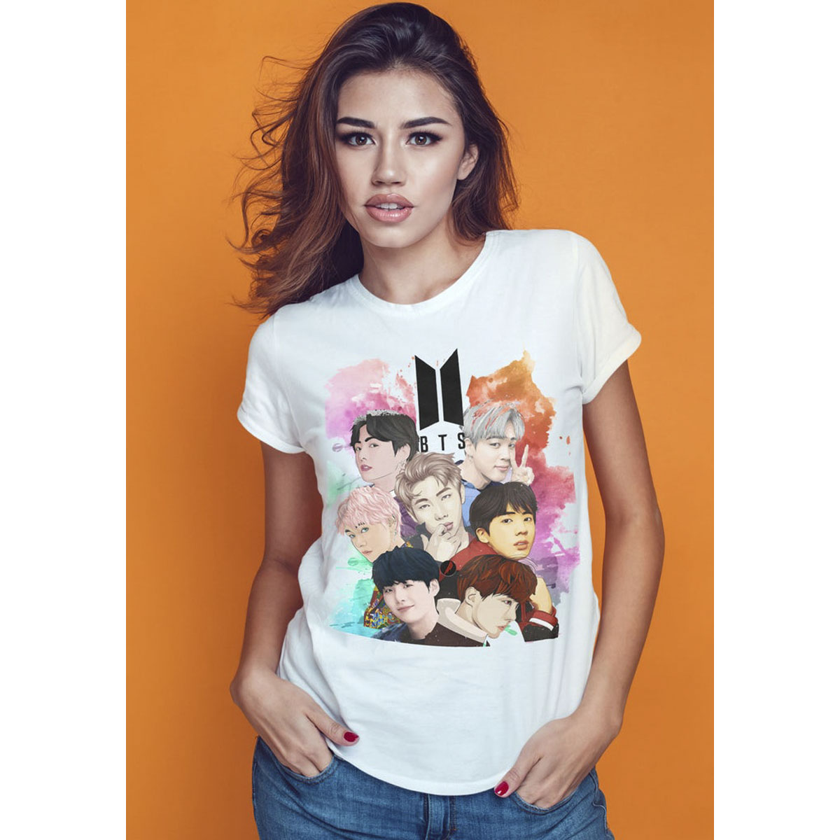 KPOP BTS -Graphic illustration Tshirts 