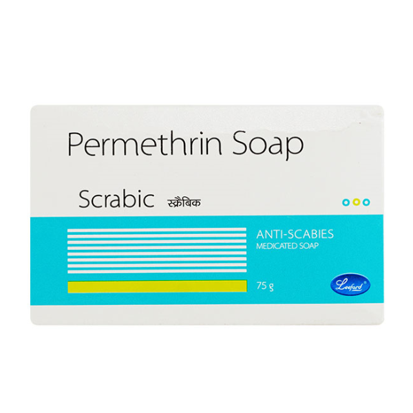 Permethrin Soap For Prevention of Scabies  (India) - 75g. 