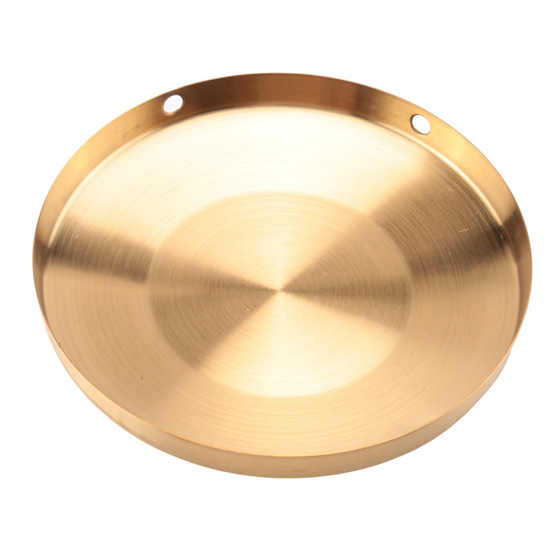 15.5cm 6-Inch Gongs and Drums Orff Percussion Folk Instruments Gongs and Drums for Outdoor Performance Durable Easy to Use Gold-Yellow. 