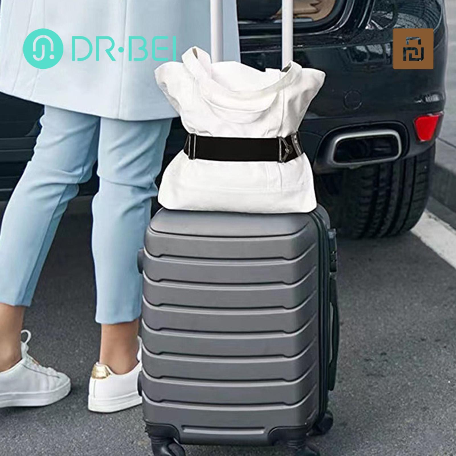 DR BEI Luggage Security Strap Elastic Two-in-One Suitcase Strap with Buckle. 