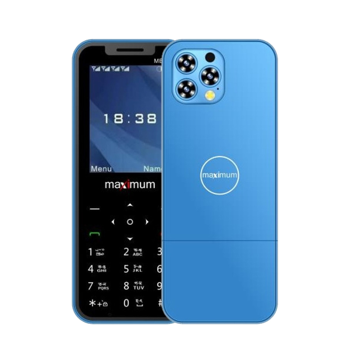 maximum MB40 max pro  4 sim  Super look touch Feature Mobile Phone  2.4 iches display